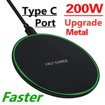 ⚡ 200W Fast Wireless Charger Pad – Power Up in No Time! 🔋🚀