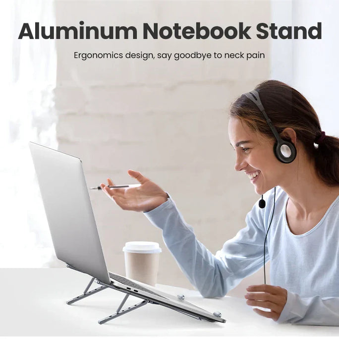 UGREEN Foldable Laptop Stand – Ergonomic, Portable & Stylish!